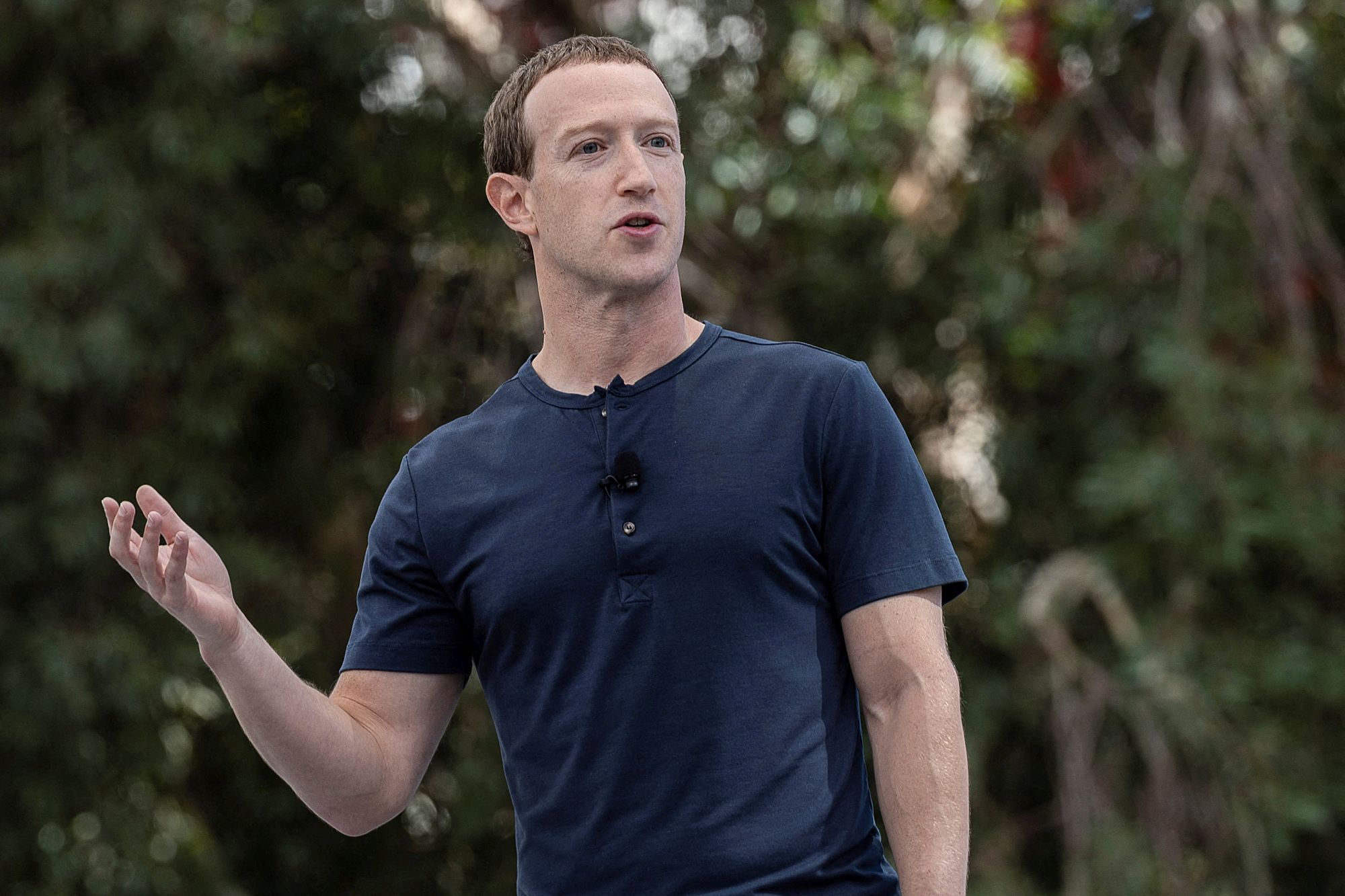 CEO Meta Mark Zuckerberg trong một sự kiện tại trụ sở ở California hồi tháng 9. Ảnh: Reuters