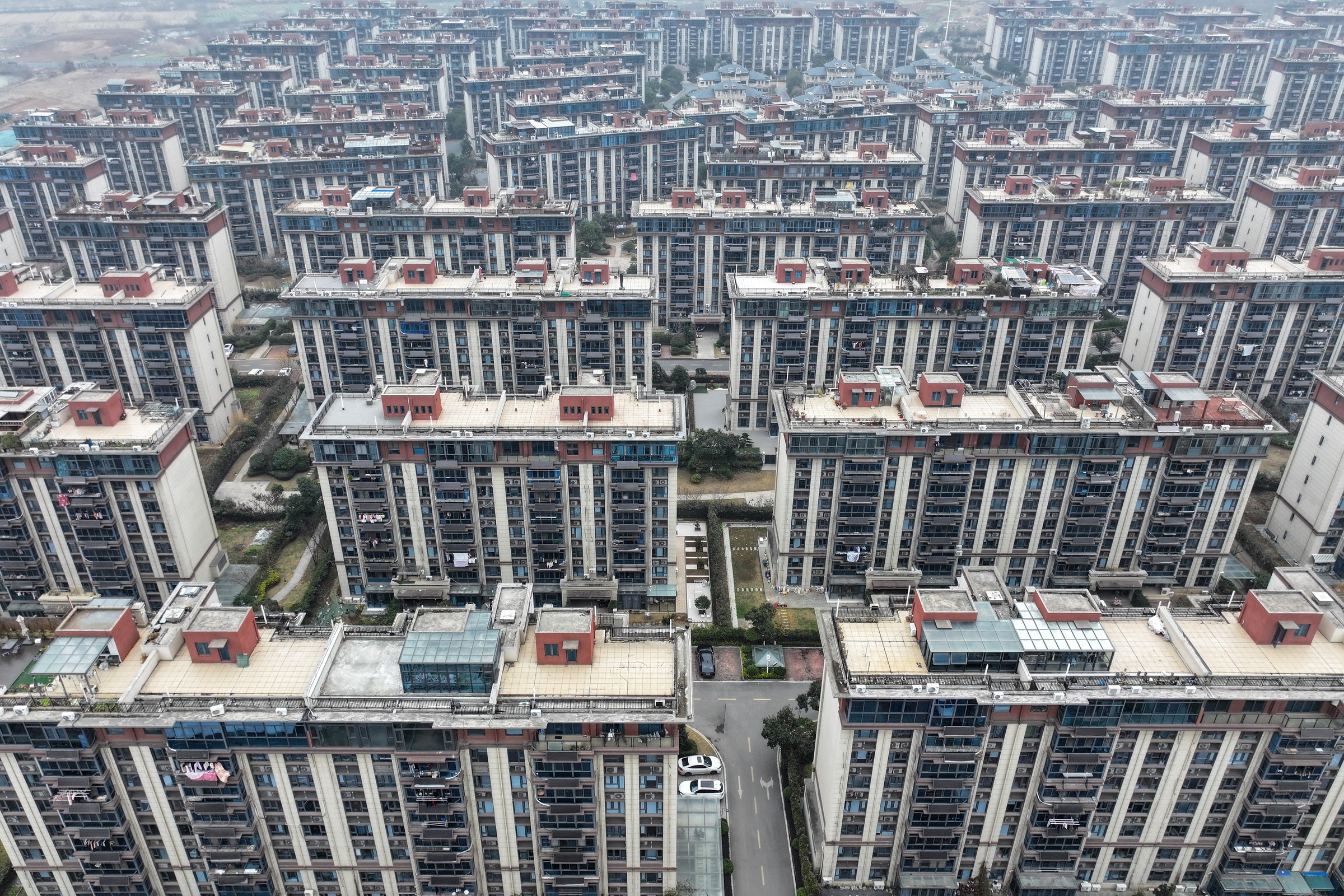 Khu dân cư của Country Garden ở Nam Kinh, tỉnh Giang Tô ngày 2/1. Ảnh: AFP