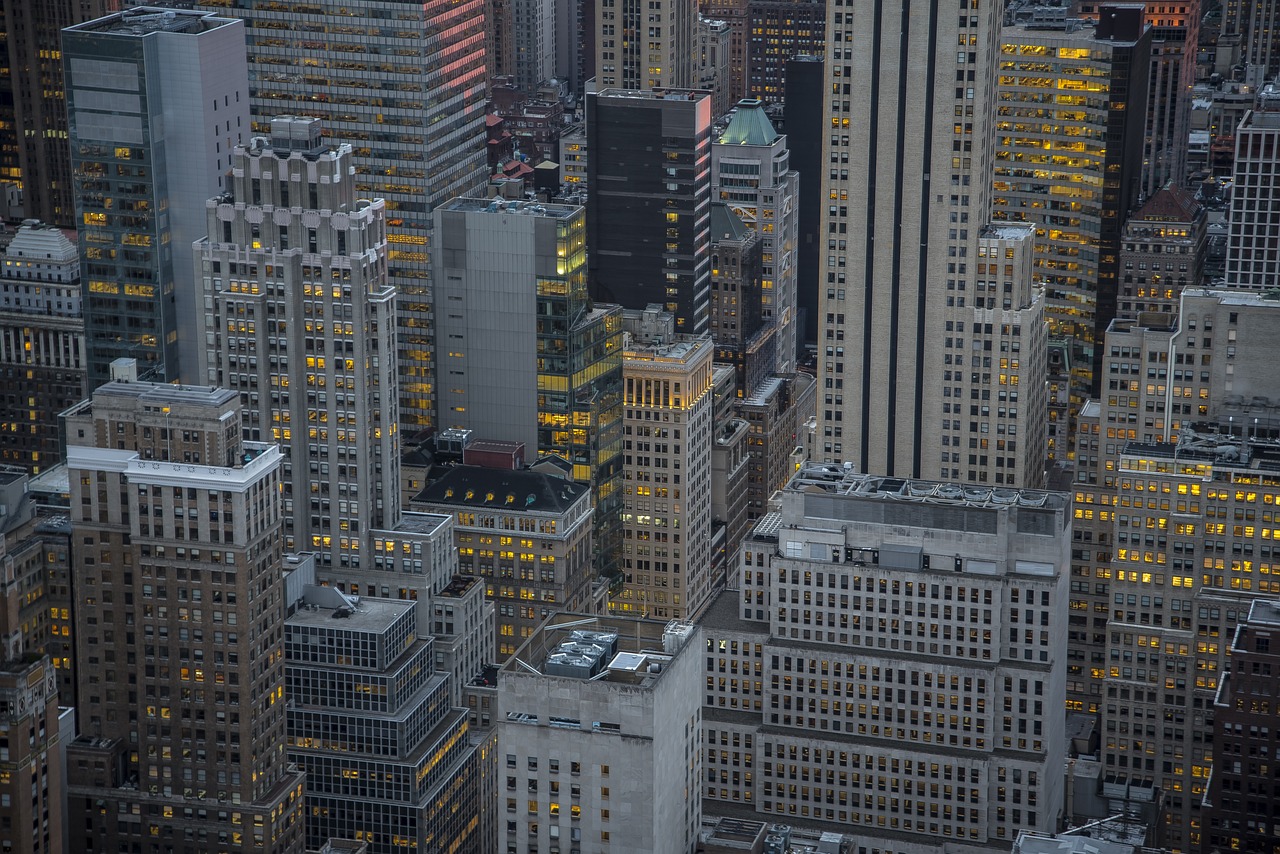 Các tòa nhà văn phòng tại New York. Ảnh: Pixabay