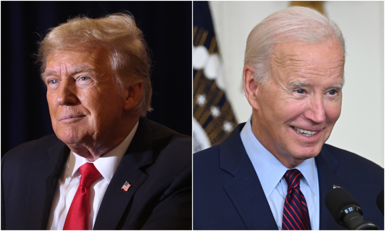 Tổng thống Mỹ thứ 45 Donald Trump (nhiệm kỳ 20/1/2017 - 20/1/2021) và Tổng thống Mỹ thứ 46 Joe Biden (nhiệm kỳ 20/1/2021 - nay). Ảnh: AFP