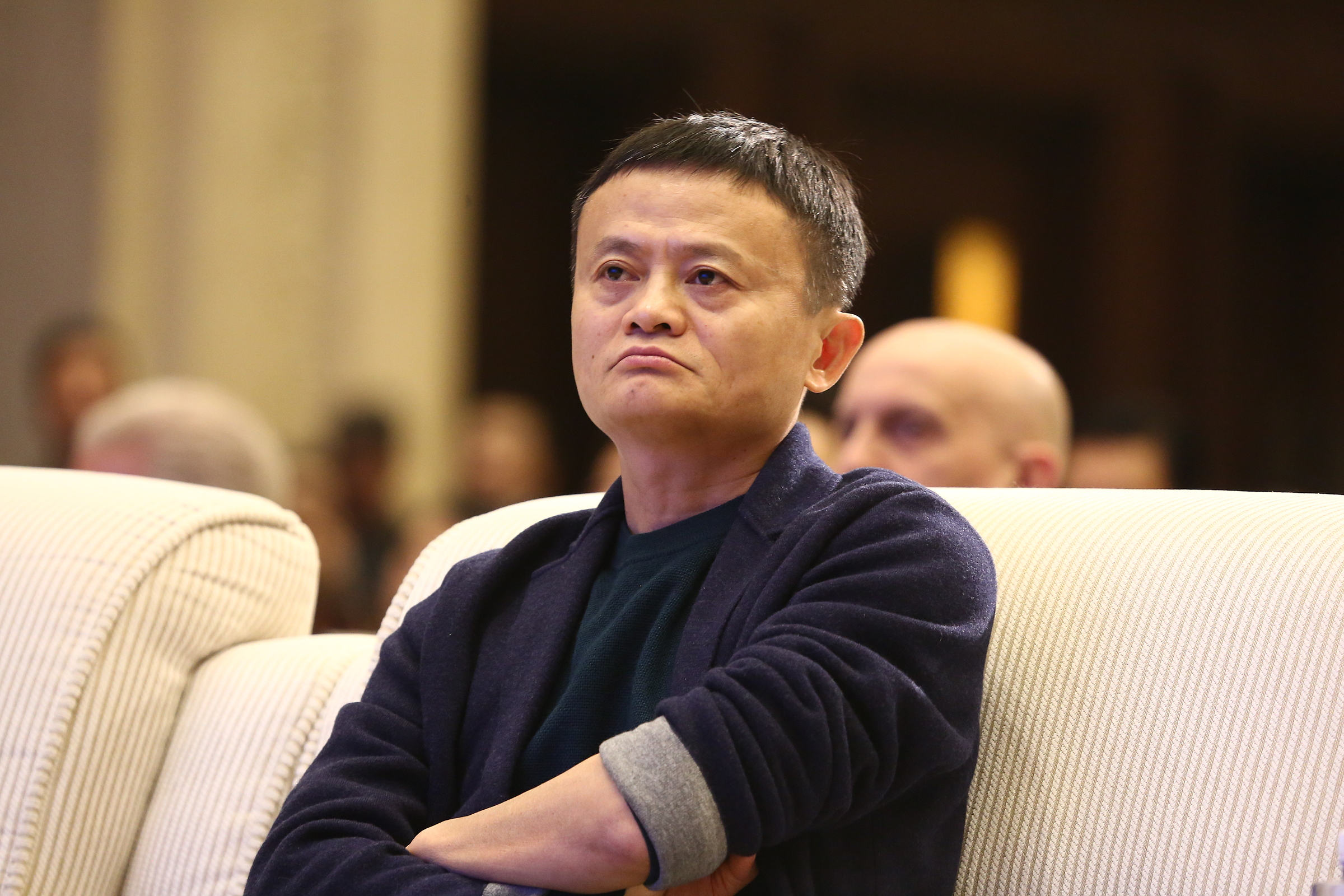 Jack Ma trong một diễn đàn tại Chiết Giang năm 2017. Ảnh: Reuters