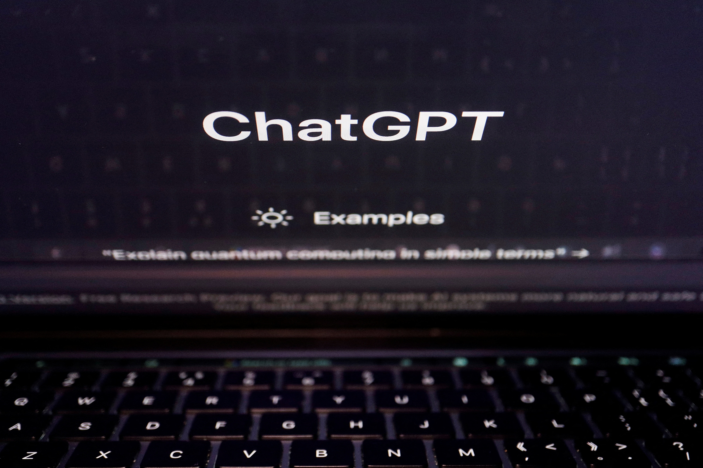 Giao diện website của ChatGPT - công cụ AI tạo sinh của OpenAI. Ảnh: Reuters