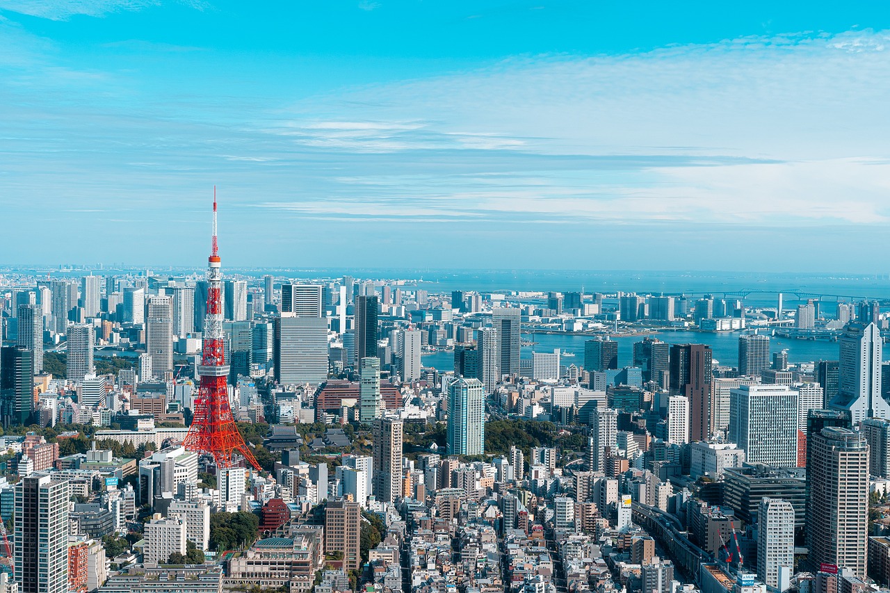 Một góc Tokyo, Nhật Bản. Ảnh: Pixabay