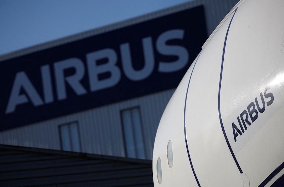 Máy bay Airbus tại Saint-Nazaire (Pháp) tháng 11/2023. Ảnh: Reuters