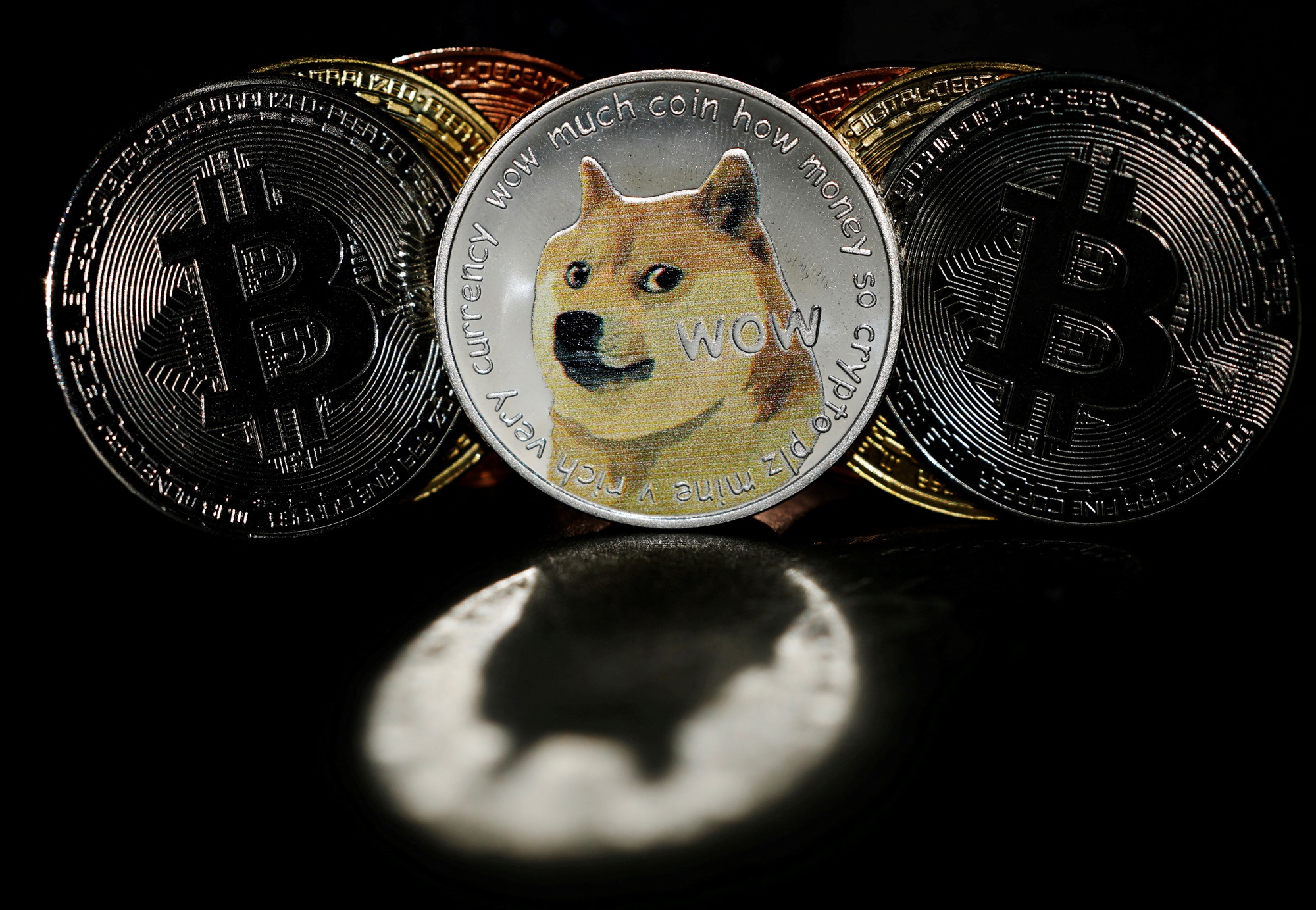 Meme coin đồng loạt nổi sóng từ cuối tháng 2, khi nhà đầu tư đặt cược vào khả năng sinh lời cao trong ngắn hạn. Ảnh: Reuters