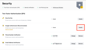 bat google authentication 2fa 2
