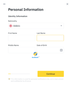 xac minh danh tinh binance tren website 5