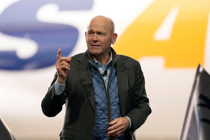 CEO Boeing Dave Calhoun tại Washington tháng 1/2023. Ảnh: Reuters